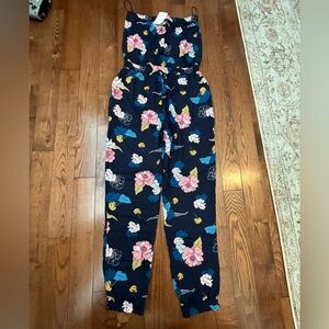 Harlow Floral Strapless Bodysuit NWT